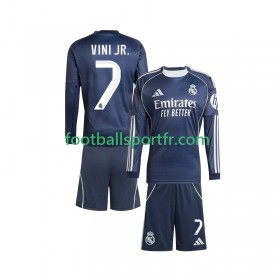 Tenue Real Madrid Vinicius Junior 7 Enfant Exterieur 2025-2026 Maillot de Foot ML